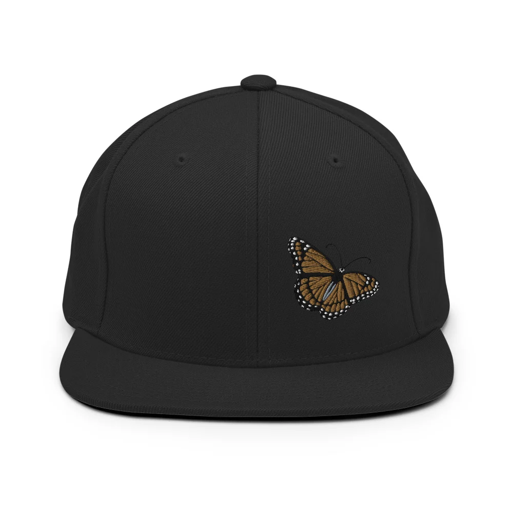 Black Butterfly snapback hat